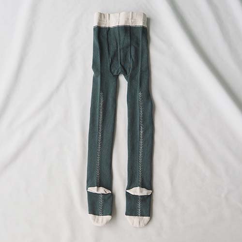 Abies tights sage green S-L(90-120) eLfinFolk エルフィンフォルク