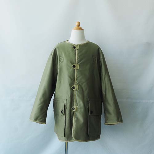 <img class='new_mark_img1' src='https://img.shop-pro.jp/img/new/icons16.gif' style='border:none;display:inline;margin:0px;padding:0px;width:auto;' />Liner Jacket　Army Green/Brown　S-L（110-150）　　GRIS　グリ