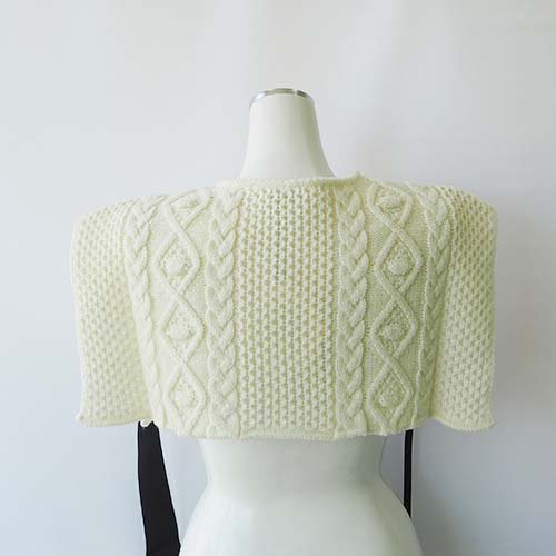 ALAN KNIT DETACHABLE COLLAR WOMEN/F IVORY FRANKY GROW フランキーグロウ -  こどもふくと雑貨のセレクトショップ「ことり・ことり雑貨」