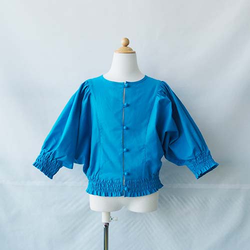 <img class='new_mark_img1' src='https://img.shop-pro.jp/img/new/icons16.gif' style='border:none;display:inline;margin:0px;padding:0px;width:auto;' />melody cardigan   turquoise blue  S-L(90-140)folk made եᥤ