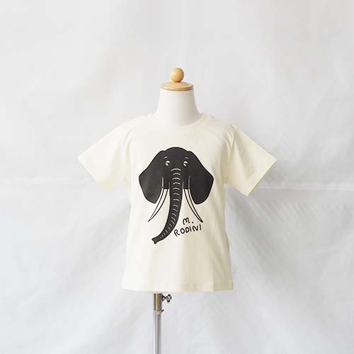 Elephant S/S TEE O.WHITE 80-146 mini rodini ミニロディーニ