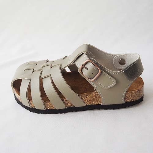 Turtle sandal グレージュ 15-18cm PEEP ZOOM ピープズーム - こども