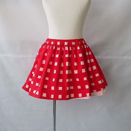 <img class='new_mark_img1' src='https://img.shop-pro.jp/img/new/icons16.gif' style='border:none;display:inline;margin:0px;padding:0px;width:auto;' />ORIG.CHECK AIRY SKIRT  REDPINK CHECKS-L1-8Сˡ FRANKY GROW