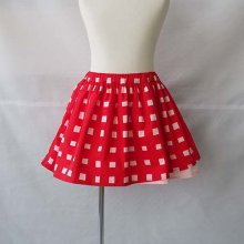 <img class='new_mark_img1' src='https://img.shop-pro.jp/img/new/icons16.gif' style='border:none;display:inline;margin:0px;padding:0px;width:auto;' />ORIG.CHECK AIRY SKIRT  REDPINK CHECKS-L1-8Сˡ FRANKY GROW
