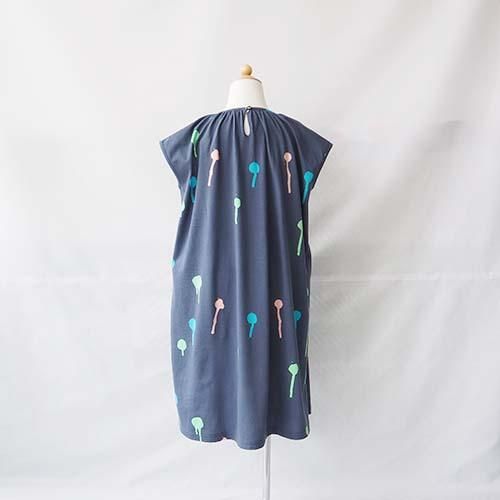 ミナペルホネン キッズ　hopee ワンピース hopee navy ワンピース 90-100 mina perhonen ミナペルホネン