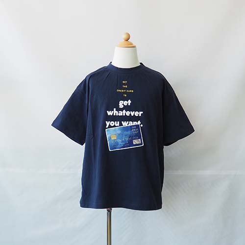 CREDIT POCKET TEE navy 95-145 THE PARK SHOP ザパークショップ