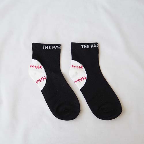 <img class='new_mark_img1' src='https://img.shop-pro.jp/img/new/icons7.gif' style='border:none;display:inline;margin:0px;padding:0px;width:auto;' />ANKLE BALL SOCKS black S-M(14-24cm)   THE PARK SHOP  ザパークショップ