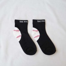 <img class='new_mark_img1' src='https://img.shop-pro.jp/img/new/icons7.gif' style='border:none;display:inline;margin:0px;padding:0px;width:auto;' />ANKLE BALL SOCKS black S-M(14-24cm)   THE PARK SHOP  ѡå