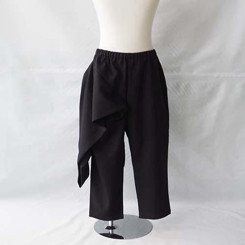 michirico オーバーオール Mサイズ One side overalls ブラック M(100-115) michirico ミチリコ