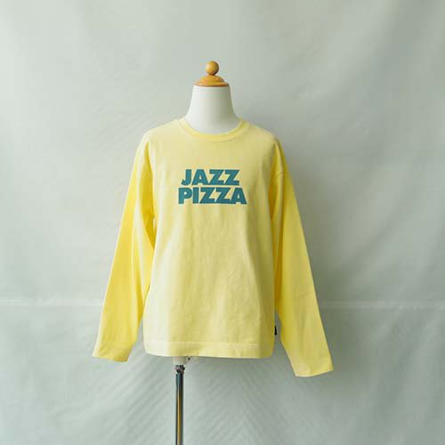 <img class='new_mark_img1' src='https://img.shop-pro.jp/img/new/icons16.gif' style='border:none;display:inline;margin:0px;padding:0px;width:auto;' />OG PEACH SKIN JAZZPIZZA L/S  LEMON　XS-XL(85-145)　Arch&LINE(アーチ＆ライン）