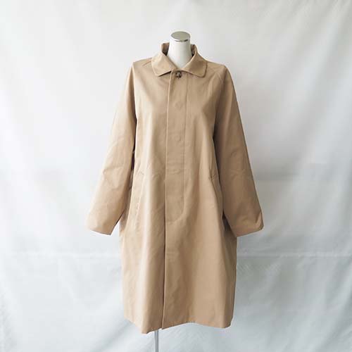 ステンカラーCoat BEIGE F marble SUDマーブルシュッド - こどもふくと