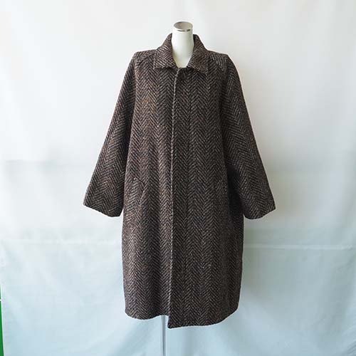 ツイードcoat BROWN marble SUDマーブルシュッド - こどもふくと雑貨のセレクトショップ「ことり・ことり雑貨」