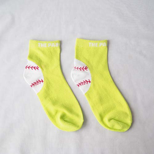 <img class='new_mark_img1' src='https://img.shop-pro.jp/img/new/icons7.gif' style='border:none;display:inline;margin:0px;padding:0px;width:auto;' />ANKLE BALL SOCKS yellow  S-M(14-24cm)   THE PARK SHOP  ѡå