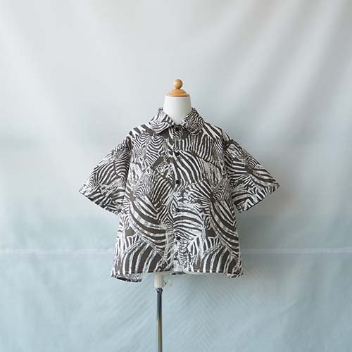 Real zebra TEX shirts オフホワイト L-XXL（115-150） michirico