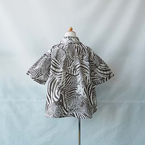 Real zebra TEX shirts オフホワイト L-XXL（115-150） michirico