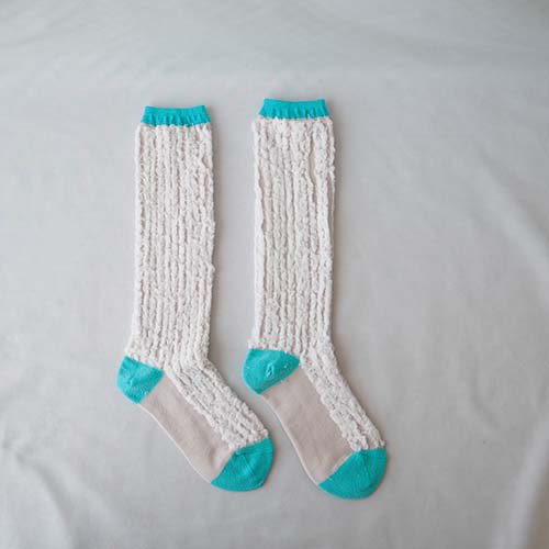 <img class='new_mark_img1' src='https://img.shop-pro.jp/img/new/icons7.gif' style='border:none;display:inline;margin:0px;padding:0px;width:auto;' />THEE-D LINE SOCKS  BEIGE-WHITE M-L(3-8) FRANKY GROW ե󥭡