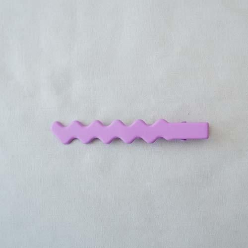 <img class='new_mark_img1' src='https://img.shop-pro.jp/img/new/icons7.gif' style='border:none;display:inline;margin:0px;padding:0px;width:auto;' />ZIGZAG STICK CLIP   PURPLE    bibmilk