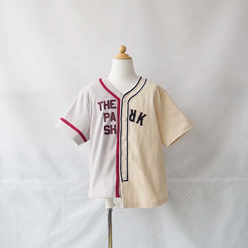 DOCKING BASEBALL SHIRTS white 95-145 THE PARK SHOP ザパーク