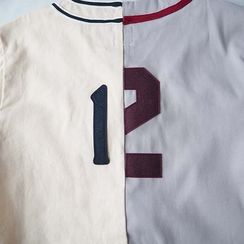 DOCKING BASEBALL SHIRTS white 95-145 THE PARK SHOP ザパーク