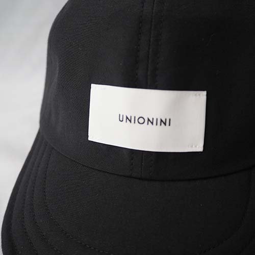 logo cap black 50cm/54cm/58cm UNIONINI ユニオニー二 - こどもふくと