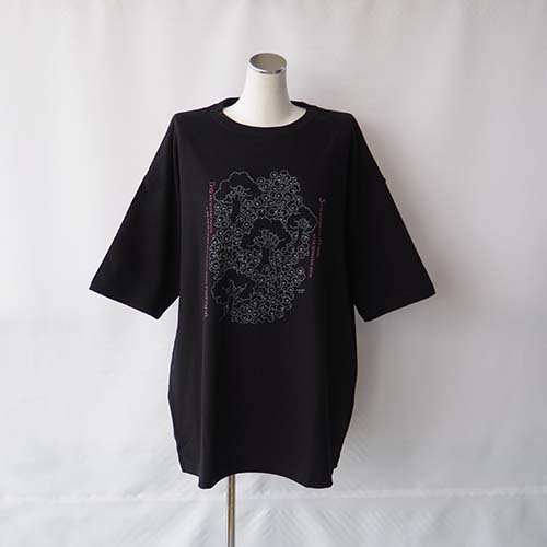 LOTS ビションフリーゼ BIG TEE BLK marble SUDマーブルシュッド