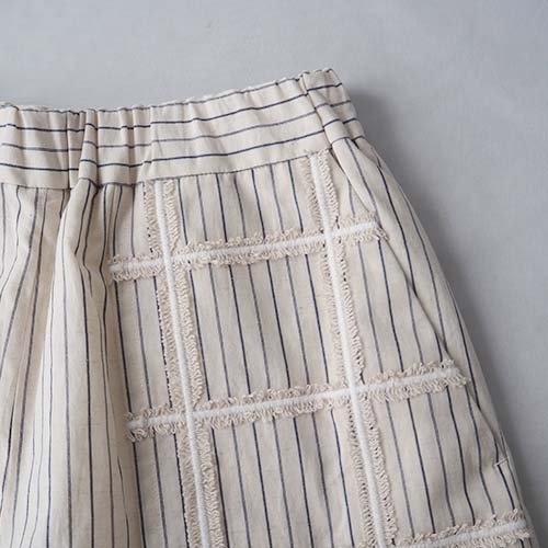 BLOCK PANTS BEIGE S(ladiesM) POTTENBURN TOHKII ポッテンバーン