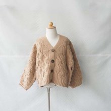 <img class='new_mark_img1' src='https://img.shop-pro.jp/img/new/icons16.gif' style='border:none;display:inline;margin:0px;padding:0px;width:auto;' />knit T11 cardigan  brown  1-3(80-130)  PETITMIGץߥ