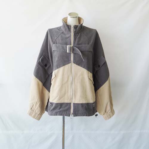 <img class='new_mark_img1' src='https://img.shop-pro.jp/img/new/icons16.gif' style='border:none;display:inline;margin:0px;padding:0px;width:auto;' />Zip Up hernes blouson   charcoal_mix    L/XL（135-150/150-）　　GRIS　グリ