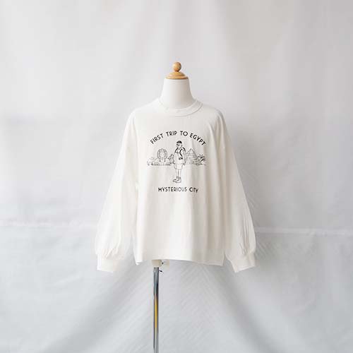 First Trip ビッグ L/S Tシャツ WH Ｓ-XL(90-160) FOV フォブ - こども