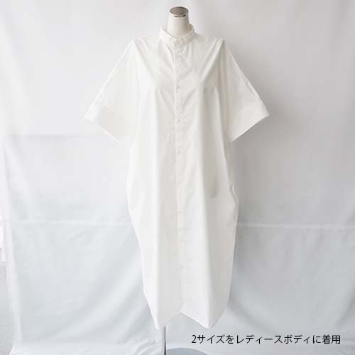 <img class='new_mark_img1' src='https://img.shop-pro.jp/img/new/icons7.gif' style='border:none;display:inline;margin:0px;padding:0px;width:auto;' />BAND COLLAR H/S SHIRTWHITE2(155-165)Arch&LINE(饤
