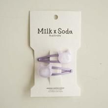 <img class='new_mark_img1' src='https://img.shop-pro.jp/img/new/icons7.gif' style='border:none;display:inline;margin:0px;padding:0px;width:auto;' />MEOW HAIR CLIP  PURPLE   Milk x Soda ߥ륯