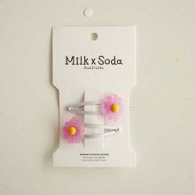 <img class='new_mark_img1' src='https://img.shop-pro.jp/img/new/icons7.gif' style='border:none;display:inline;margin:0px;padding:0px;width:auto;' />BLOSSOM FLOWER HAIR CLIP  PINK   Milk x Soda ߥ륯