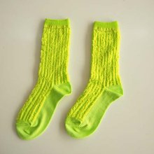 <img class='new_mark_img1' src='https://img.shop-pro.jp/img/new/icons7.gif' style='border:none;display:inline;margin:0px;padding:0px;width:auto;' />THEE-D LINE SOCKS  LIME  LL(9-12) FRANKY GROW ե󥭡