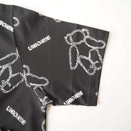 teddybear big tee black 4-10Y UNIONINI ユニオニー二 - こどもふくと雑貨のセレクトショップ「ことり・ことり雑貨」