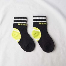 <img class='new_mark_img1' src='https://img.shop-pro.jp/img/new/icons7.gif' style='border:none;display:inline;margin:0px;padding:0px;width:auto;' />DOUBLE TENNIS  SOCKS black S-M(14-24cm)   THE PARK SHOP  ѡå