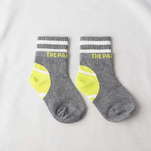 <img class='new_mark_img1' src='https://img.shop-pro.jp/img/new/icons7.gif' style='border:none;display:inline;margin:0px;padding:0px;width:auto;' />DOUBLE TENNIS  SOCKS gray S-M(14-24cm)   THE PARK SHOP  ѡå