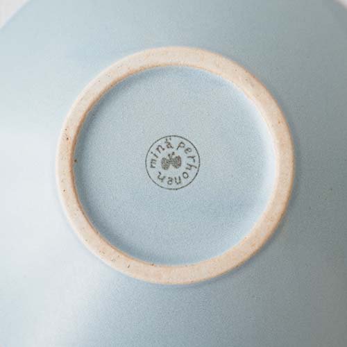 tambourine plate (小) light blue mina perhonen ミナペルホネン -  こどもふくと雑貨のセレクトショップ「ことり・ことり雑貨」