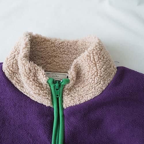 PURPLE POLAR KIDS JACKET PURPLE 7-12Y THE CAMPAMENTO