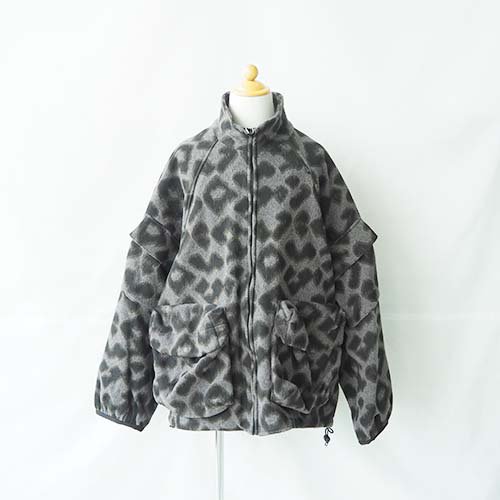 <img class='new_mark_img1' src='https://img.shop-pro.jp/img/new/icons7.gif' style='border:none;display:inline;margin:0px;padding:0px;width:auto;' />Leopard Flaace Big Pocket BlousonCHARCOALL-XL135-150/150-ˡGRIS