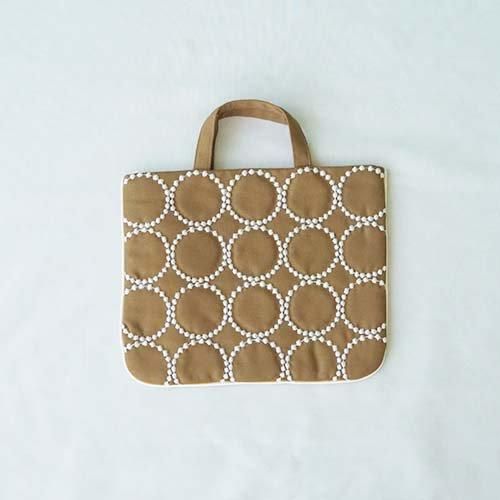 ミナペルホネン　tambourine ラグ　brown ミナペルホネン tambourine ラグ brown 【公式通販】