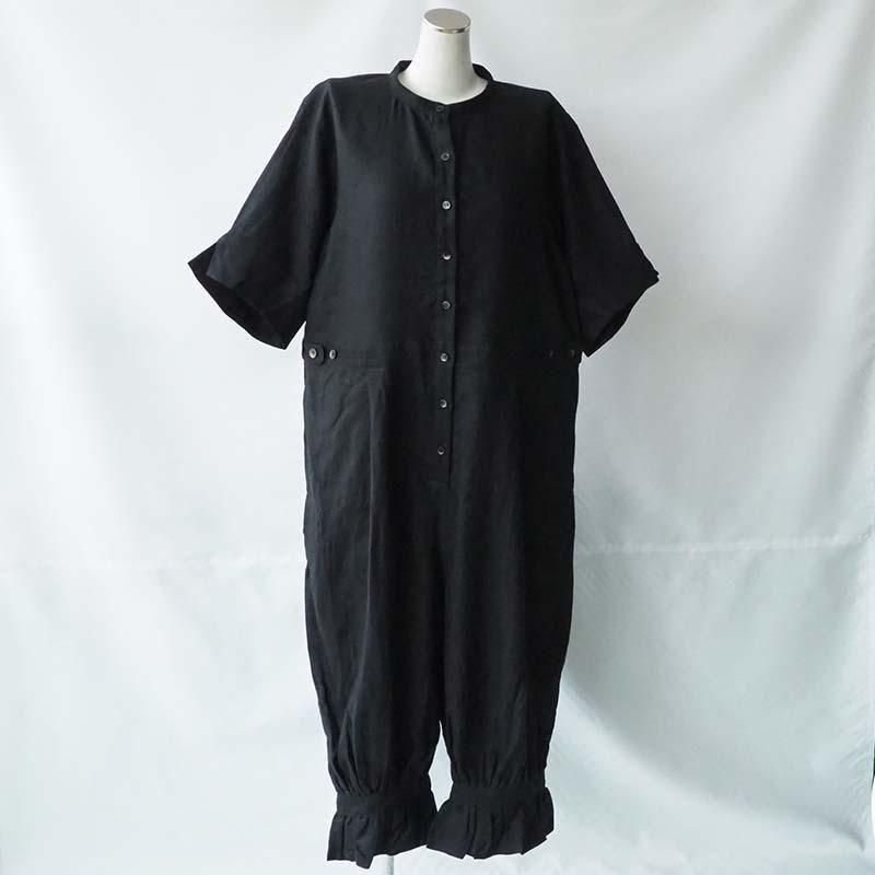 <img class='new_mark_img1' src='https://img.shop-pro.jp/img/new/icons7.gif' style='border:none;display:inline;margin:0px;padding:0px;width:auto;' />Linen jumpsuit֥åmichirico ߥꥳ