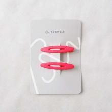 <img class='new_mark_img1' src='https://img.shop-pro.jp/img/new/icons7.gif' style='border:none;display:inline;margin:0px;padding:0px;width:auto;' />OVAL FLAME CLIPS  2PCS-NEON    CORAL   bibmilk