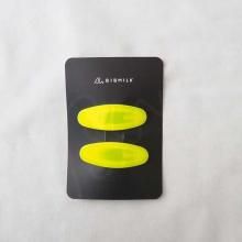 <img class='new_mark_img1' src='https://img.shop-pro.jp/img/new/icons7.gif' style='border:none;display:inline;margin:0px;padding:0px;width:auto;' />OVAL NEON  SLEEP PIN   2PCS   YELLOW   bibmilk