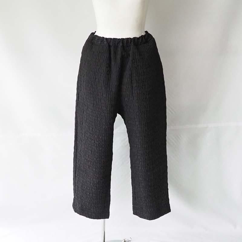 <img class='new_mark_img1' src='https://img.shop-pro.jp/img/new/icons7.gif' style='border:none;display:inline;margin:0px;padding:0px;width:auto;' />jacquard longt pants    black   M165ˡUNIONINI˥ˡ