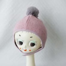 <img class='new_mark_img1' src='https://img.shop-pro.jp/img/new/icons7.gif' style='border:none;display:inline;margin:0px;padding:0px;width:auto;' />FLEECE POMPOM BONNET PK   XS(0-1YˡCHOCOLATE SOUP 祳졼ȥ