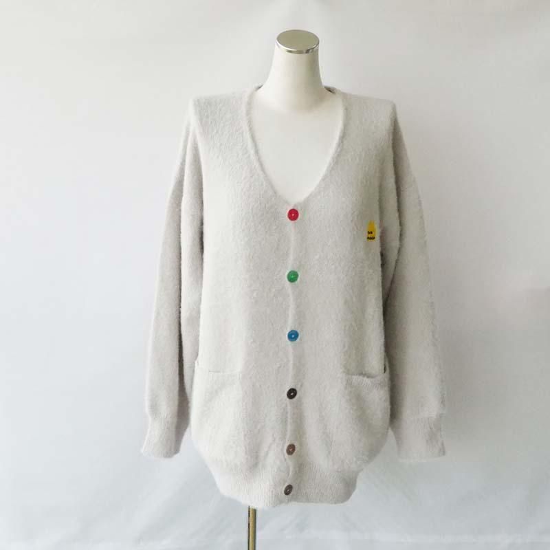 <img class='new_mark_img1' src='https://img.shop-pro.jp/img/new/icons7.gif' style='border:none;display:inline;margin:0px;padding:0px;width:auto;' />Minky cardigan gray   Ffolk made եᥤ