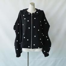 <img class='new_mark_img1' src='https://img.shop-pro.jp/img/new/icons7.gif' style='border:none;display:inline;margin:0px;padding:0px;width:auto;' />DOTS SWEAT ZIP JACKET   blackF2 FRANKY GROW