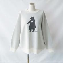 <img class='new_mark_img1' src='https://img.shop-pro.jp/img/new/icons7.gif' style='border:none;display:inline;margin:0px;padding:0px;width:auto;' />bear knit ץ륪СWHITE  F  marble SUDޡ֥륷å