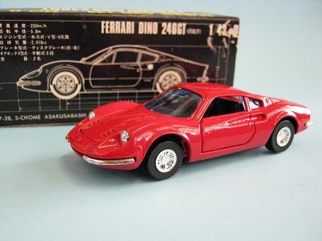 1/43 サクラ フェラーリディノ 246GT レッド - ミニカーショップ