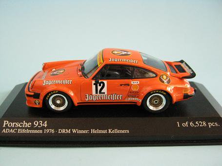 1/43 ミニチャンプス ポルシェ 934 イエーガーマイスターDRM1976 NO.12